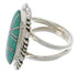 Southwest Jewelry Sterling Silver Turquoise Ring Size 5-1/2 TX28522